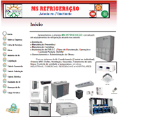 Tablet Screenshot of msrefrigeracao.net